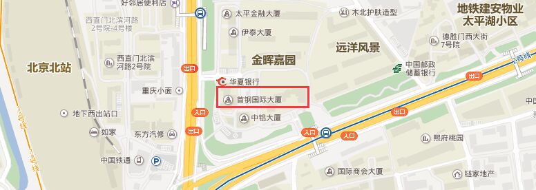 首钢国际大厦地图